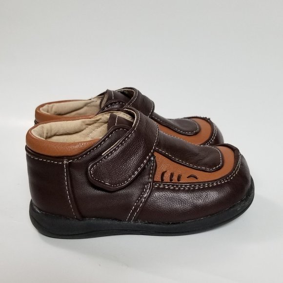 Leather KIds Shoes Excellent Condition SZ 7 Todd - Picture 1 of 4